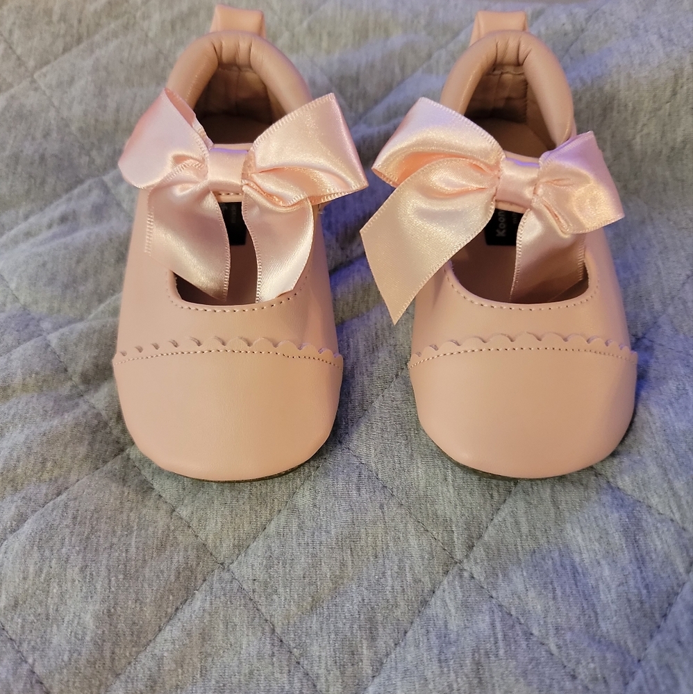 KoongsKoongs Toddler Prewalker Ribbon Shoes